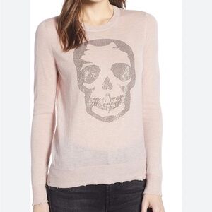 Zadig & Voltaire Miss CP Skull Cashmere Sweater
